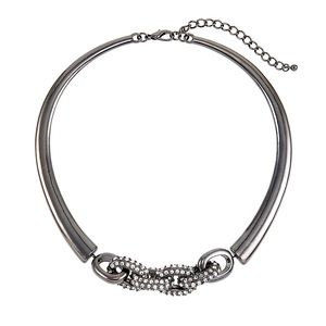 WHBM PAVÉ LINK COLLAR NECKLACE